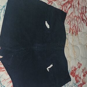 Blank NYC Navy Suede Shorts NWT